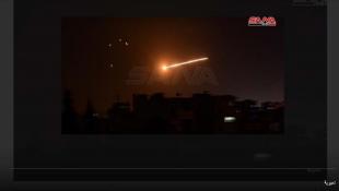 سانا: دفاعاتنا الجوية تصدت لعدوان إسرائيلي في محيط دمشق