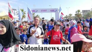 بالفيديو والصور : أكثر من 1500 شاركوا في ماراتون مقاصدي صيدا يركض 2  برعاية رئيس الجمعية محمد فايز البزري| سباقات ومرح وفرح في الماراتون
