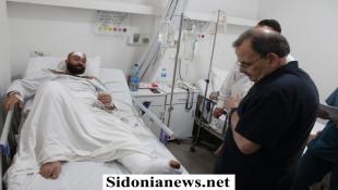 بالصور : النائب البزري تفقد الجرحى والمصابين في مستشفى الراعي