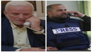 أبو العردات اتصل بمدير مكتب الجزيرة الدحدوح في غزة معزيا باستشهاد عائلته