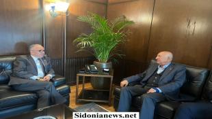 بالصور : رئيس غرفة تجارة صيدا والجنوب محمد صالح عرض مع سفير الجزائر سبل التعاون  الاقتصادي