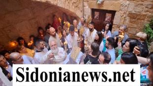بالصور: إحتفال حاشد بعيد الفصح المجيد الشرقي في كاتدرائية مارنيقولاوس للروم الأرثوذكس في صيدا
