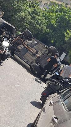حادث سير مروع في قريطم وسقوط عدد من الجرحى