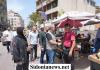 بالصور: رئيس لائحة سوا لصيدا المهندس مصطفى حجازي يجول وأعضاء اللائحة في السوق التجاري للمدينة