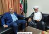 مدير عام شركة معطي غروب السيد عامر معطي يزور المفتي سوسان ويشكر المعزين بوفاة شقيق زوجته احمد عنتر