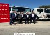بالصور :  شاحنات جديدة ستضعها شركة NTCC في خدمة المواطنين بعد توقيع عقد شرائها من شركة HINO