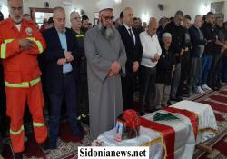 بالفيديو وبالصور: تشييع مهيب في صيدا لشهيد الدفاع المدني فهمي الشامي بمشارك شخصيات وفاعليات