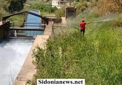 بالصور : المصلحة  الوطنية لنهر الليطاني: استمرار أعمال الصيانة والتنظيف ضمن مشروع ري صيدا – جزين