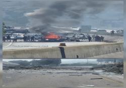 مسيرات اسرائيلية تستهدف سيارتين  على اوتوستراد الجية -صيدا وغارة تستهدف منزلا  على  طريق كفرا حاريص