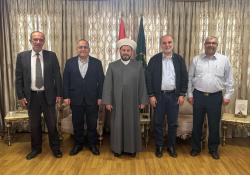 رئيس تجمع رجال وسيدات الأعمال اللبناني الصيني علي محمود العبدالله  يزور أزهر البقاع ويلتقي المفتي علي الغزاوي