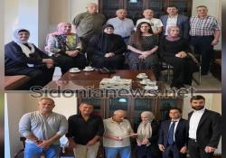 بالصور: وفدان : آل الأشقر في صور ومجموعة أبناء البلد في النبطية كرما النائب د. أسامة سعد في صيدا تقديرا لمواقفه الإنسانية تجاه النازحين وتأمين مراكز الإيواء والرعاية لهم
