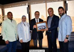 بالصور: أبومرعي يستقبل وفدا من مقاصد صيدا برئاسة فايز البزري ووفودا من صيدا ومنطقتها : انطلاق الرحلات البحرية من صيدا خطوة هامة لتعزيز السياحة المناطقية