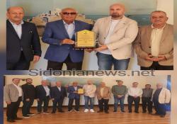 بالصور: درع تكريمي لرئيس غرفة تجارة صيدا محمد صالح من جمعية تجار محافظة النبطية برئاسة السيد موسى الحر شميساني
