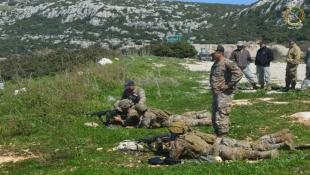 بالصور : دورة تدريبية لعناصر من فوج التدخل الاول في الجيش اللبناني