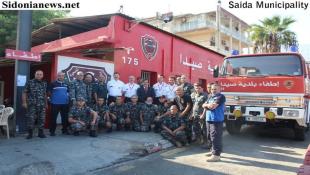 In pictures: A delegation of Berlin fire officers in Germany visited the Sidon municipality and the headquarters of the fire brigade and toured the old Sidon
