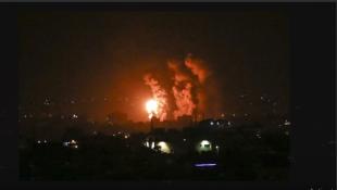 قصف إسرائيلي على غزة بعد هجوم صاروخي