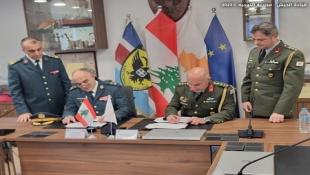 بالصور : الجيش اللبناني : توقيع برنامج التعاون العسكري وتبادل الخبرات بين الجيشين اللبناني والقبرصي