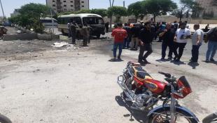 إصابة مدنيين اثنين جراء انفجار دراجة نارية مفخخة في منطقة السيدة زينب في سوريا