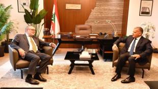 اللواء عباس  ابراهيم استقبل سفير النروج في زيارة وداعية