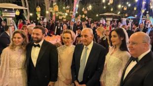 بالصور: مبارك : العروس من صيدا:  عقد قران الشاب باسل نجل الرئيس نبيه  بري على الحسناء فرح حسان السعودي  إبنة شقيق الرئيس محمد زهير السعودي