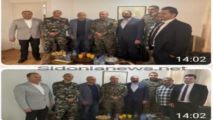 منسق المستقبل في الجنوب استقبل المدير الاقليمي الجديد لامن الدولة في الجنوب العميد وسيم النقيب