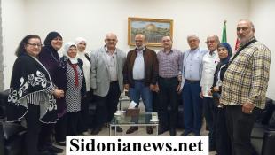 بالصور : الجماعة الإسلامية تلتقي وفداً من لجنة ساحة القدس في صيدا