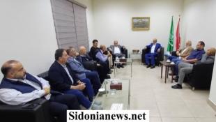 بالصور : الجماعة الإسلامية تلتقي رابطة آل حجازي في صيدا