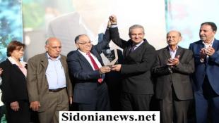 بالصور: رابطة آل حجازي ترشح المهندس مصطفى حجازي لرئاسة بلدية صيدا وتدعم المختار محمود حجازي في إحتفال تكريمي حاشد  بحضور الحريري والبزري وسعد وأيوب  وبديع والسعودي وشخصيات