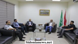 بالصور : الجماعة الإسلامية تلتقي رئيس شعبة المعلومات في الجنوب المقدم عبد النبي زبيب ورئيس مكتب صيدا الرائد طارق يونس
