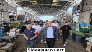 بالصور: لائحة صيدا بدها ونحنا قدها برئاسة عمر مرجان تجول في حسبة صيدا