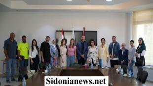 بالصور: رئيس لائحة صيدا بدها ونحنا قدها عمر مرجان وأعضاء اللائحة يزورون جمعيات رعائية:  أهلنا ودار رعاية اليتيم وصندوق الزكاة