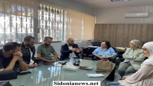 بالصور : رئيس لائحة صيدا بدّها ونحنا قدها عمر مرجان زار جمعية المواساة