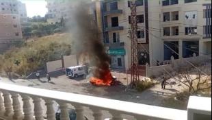 شهيد باستهداف مسيرة اسرائيلية لسيارة في عين بعال - جنوب لبنان