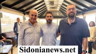 بالصور: مرعي أبو مرعي يستقبل الأمين العام لتيار المستقبل أحمد الحريري بحضور المرشح لمنصب نائب رئيس بلدية صيدا الدكتور أحمد سعيد عكرة