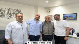 مرجان يستقبل حجازي و شعيب بحضور الشماس: للتعاون في خدمة صيدا وأهلها