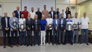 بالصور : مبارك لصيدا  انتخاب مصطفى حجازي رئيسا لبلدية صيدا وأحمد عكرة نائبا للرئيس  ،في سراي صيدا الحكومي بحضور المحافظ ضو و ٢٠ عضوا والسعودي بارك