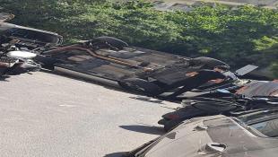 حادث سير مروع في قريطم وسقوط عدد من الجرحى