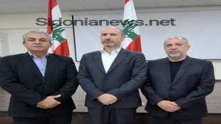 رسميا في سراي  صيدا : إنتخاب م. مصطفى حجازي رئيسا وم. رئيف يونان نائبا لإتحاد بلديات صيدا الزهراني