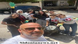 بالصور: عبدالكريم علماوي : علموطن أطلقت  حملة بيئية في صيدا وصور وجوارهما  بعنوان سلفي نظف الشارع خلفي : عشر دقائق لصورة أنظف للبنان