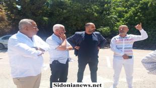 بالصور : بهية الحريري أوفدت حشيشو وصباغ الى نافعة صيدا لدراسة تجهيز مرآبها لإمتحانات السوق تخفيفاً عن المواطنين مشقة الإنتقال الى الدكوانة