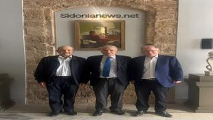 وزير الثقافة د. غسان سلامة  اطلع من غانم ومحمد الشماع على متطلبات استكمال مشروع متحف صيدا لتأمين التمويل اللازم له