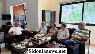 بالصور : النائب أسامة سعد يلتقي أمانة سر تجمع المؤسسات الأهلية في صيدا