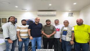 بالصور : الصيدلي عمر مرجان استقبل وفد من سكان منطقة الفوار مار الياس وبحثو قضية تزفيت الطريق