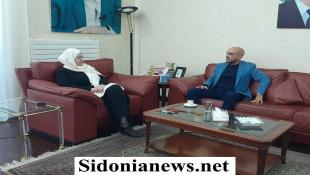بهية الحريري عرضت مع الصيدلي عمر مرجان شؤوناً صيداوية والتقت مدير كلية التكنولوجيا-صيدا علي الربيع