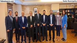 بالصور: السفير الفرنسي ماغرو  هنأ المهندس حجازي بإنتخابه رئيسا لبلدية صيدا ولإتحاد بلديات صيدا الزهراني واطلع على إحتياجات صيدا ومنطقتها
