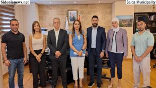 المهندس مصطفى حجازي إلتقى في بلدية صيدا وفدا من UNDP