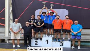 بالصور : صيدا ممثلة بأنديتها  الأهلي والمعني واللواء  تحصد المراكز الأُوَل في بطولة لبنان لزوجي الرجال بكرة الطاولة للعام 2025