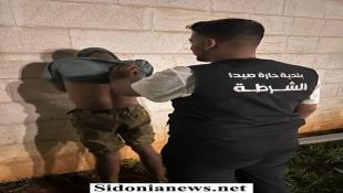 سارق الدراجات النارية في قبضة شرطة بلدية حارة صيدا بعد توجيهات من رئيس البلدية مصطفى الزين بتكثيف تحرياتها