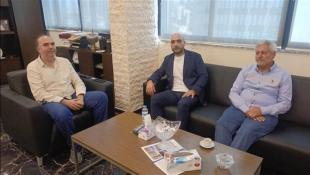 الصيدلي عمر محمد مرجان يزور مؤسسة مياه لبنان الجنوبي في صيدا
