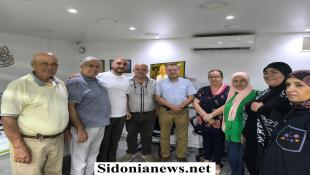 الصيدلي عمر مرجان إستقبل لجنة ساحة القدس للخير والعطاء